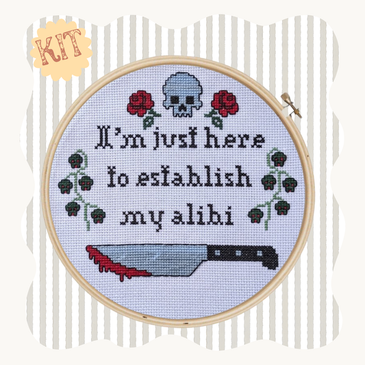Establish Alibi - cross stitch kit