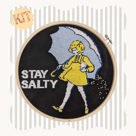 Stay Salty - cross stitch kit