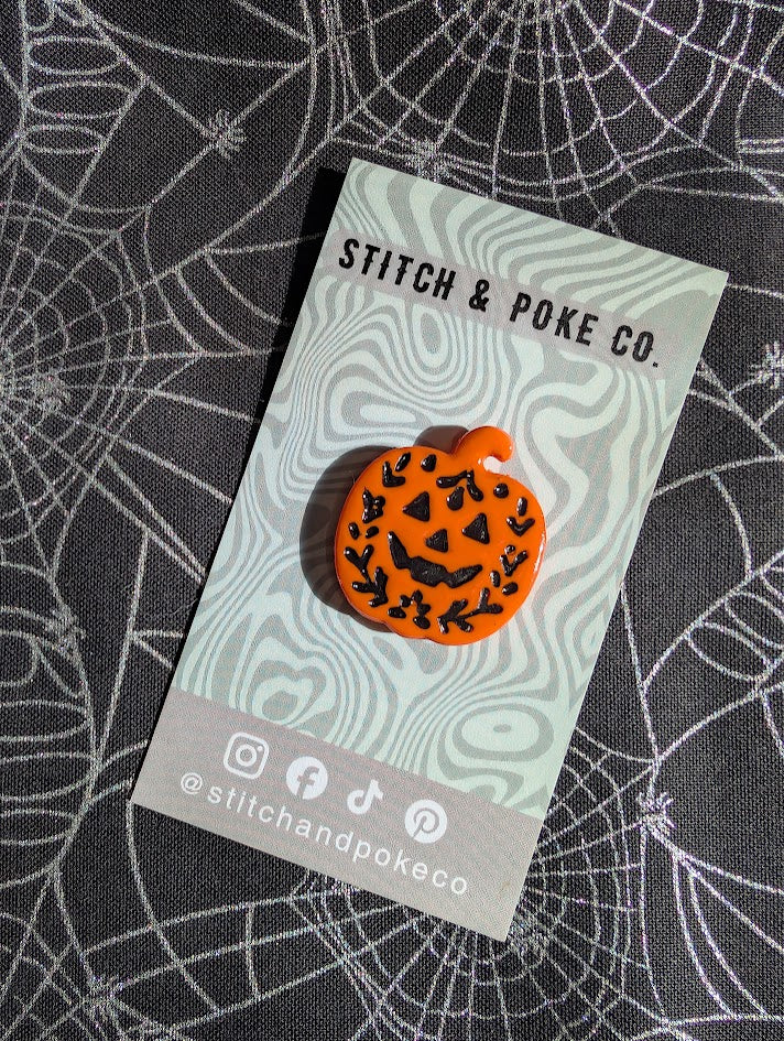 Halloween Pumpkin Needle Minder