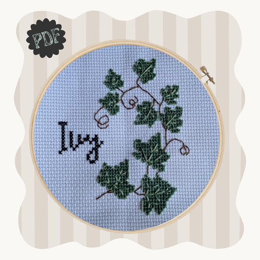 Ivy - cross stitch pattern