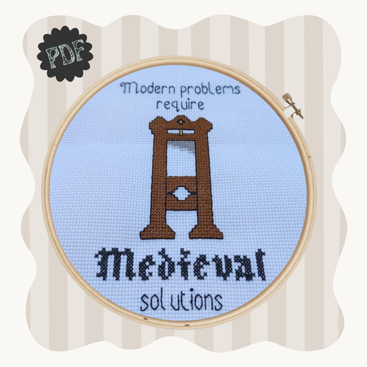 Medieval Solutions - cross stitch pattern