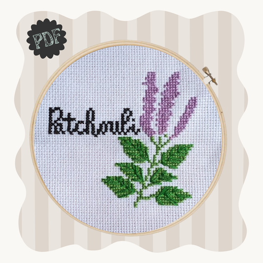 Patchouli - cross stitch pattern