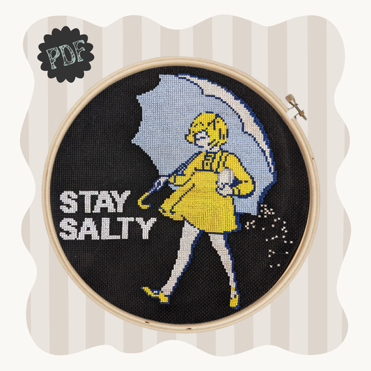 Stay Salty - cross stitch pattern