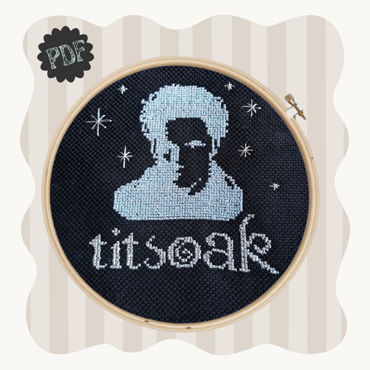 TITSOAK - cross stitch pattern