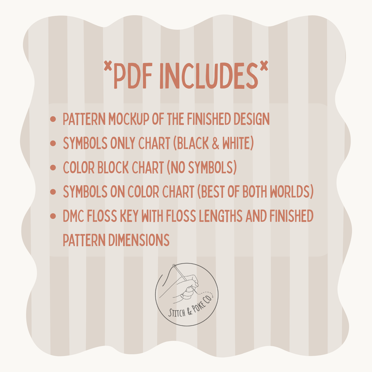 The Hand - cross stitch pattern